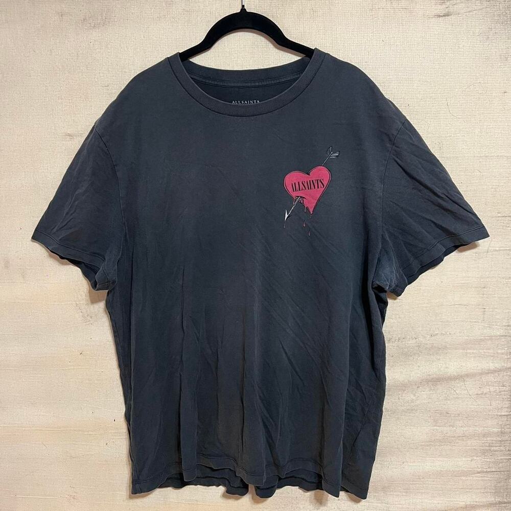 Allsaints bleeding heart arrow skeleton